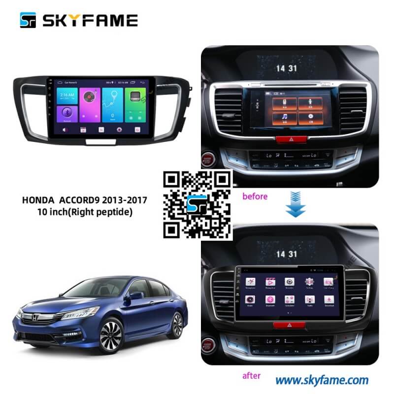 Мултимедия с Android 14 за Honda Accord 9 Gen 2012-2018 image 3
