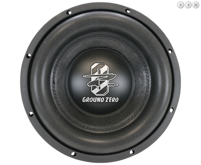 Субуфер Ground Zero GZRW 25 D2, 25 см, 600W RMS image 3