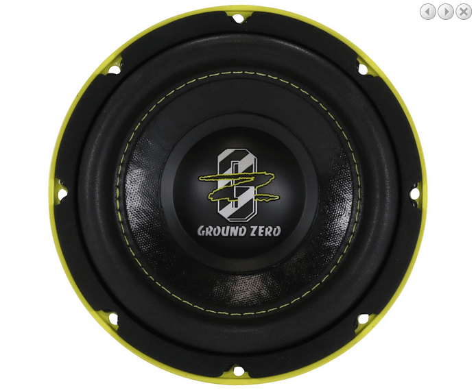 Субуфер Ground Zero GZHW 16SPL, 16.5 см, 500W RMS image 2