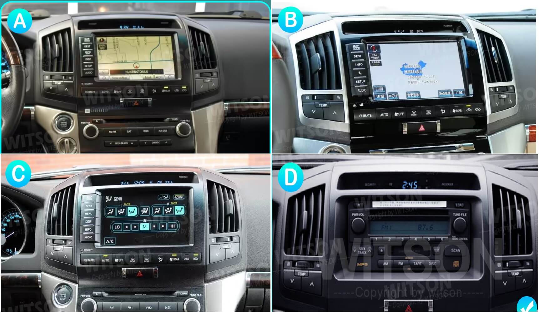 Мултимедия с Android 15 за Toyota Land Cruiser J 200 2008-2015 WHV2164 image 5