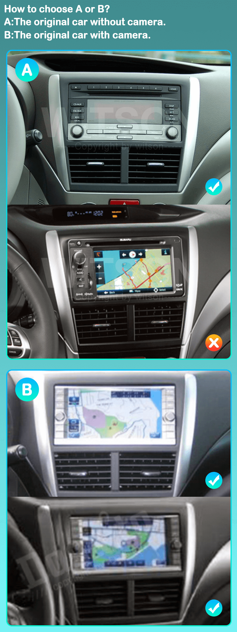 Мултимедия с Android 15 за Subaru Impreza, Forester 2007-2013 WHV2133 image 5