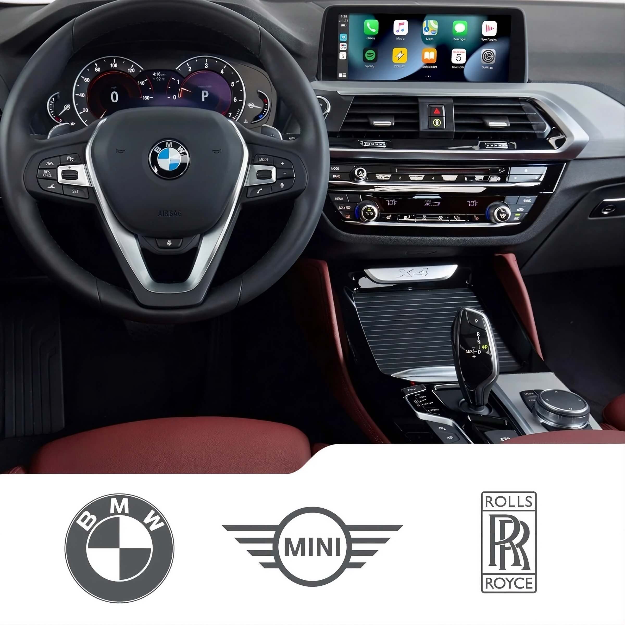 CarPlay интерфейс за BMW, Mini и Rolls Royce с NBT EVO(ID5/ID6) система image 1