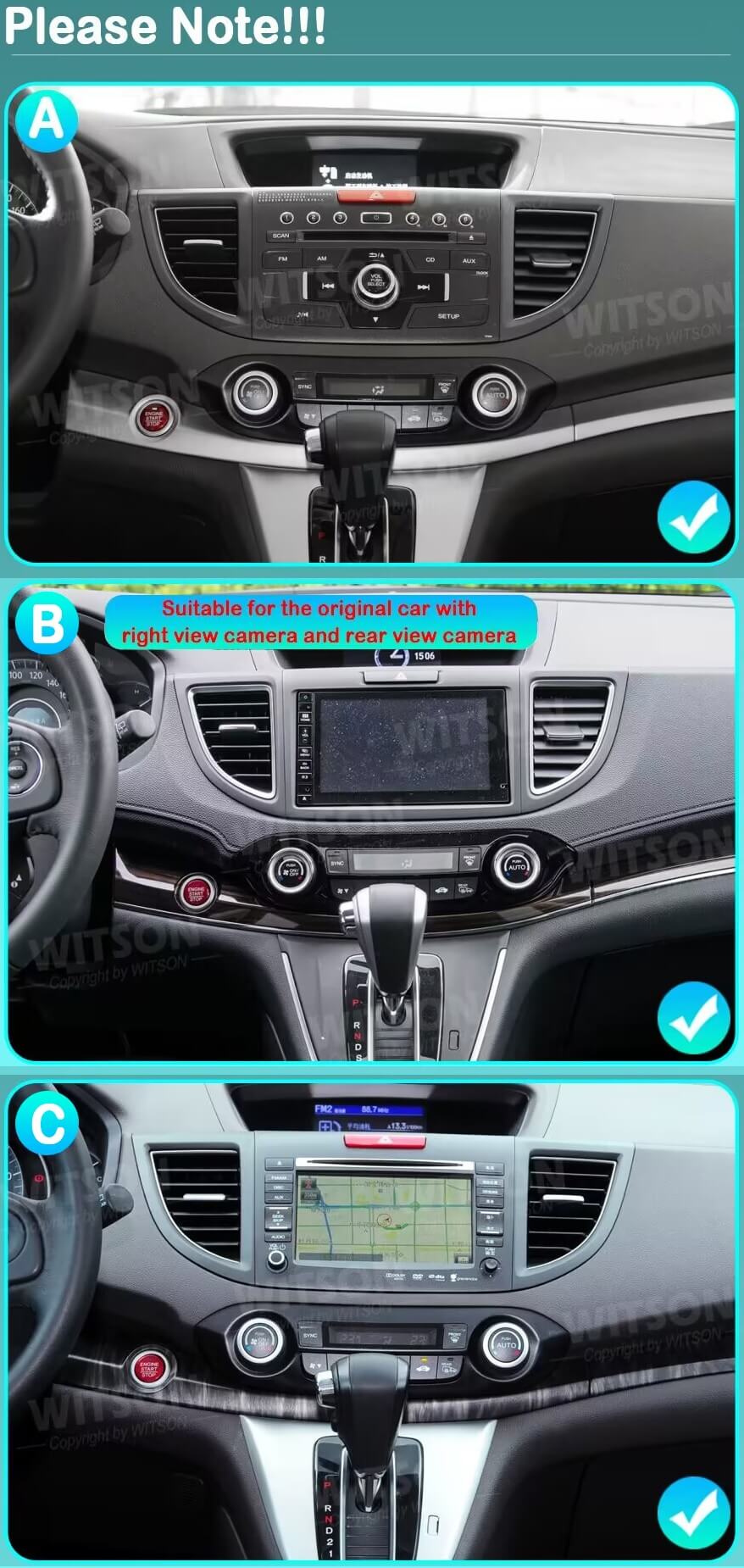 Мултимедия с Android 15 за Honda CR-V 2012-2016 WL2012 image 4